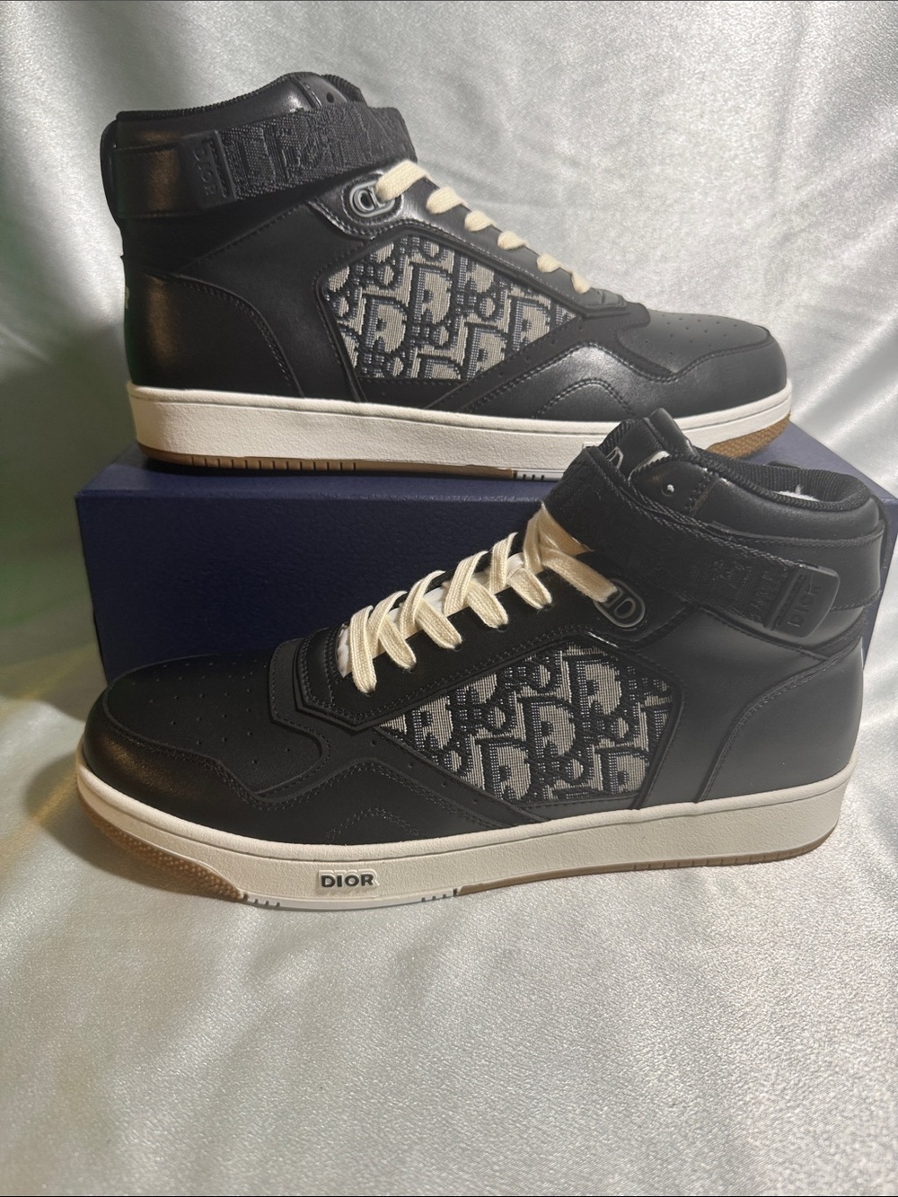 Dior B27 High-Top Sneaker in Black and Beige Colorway. “Rare”🔥New! Size: 12 - Picture 3 of 16